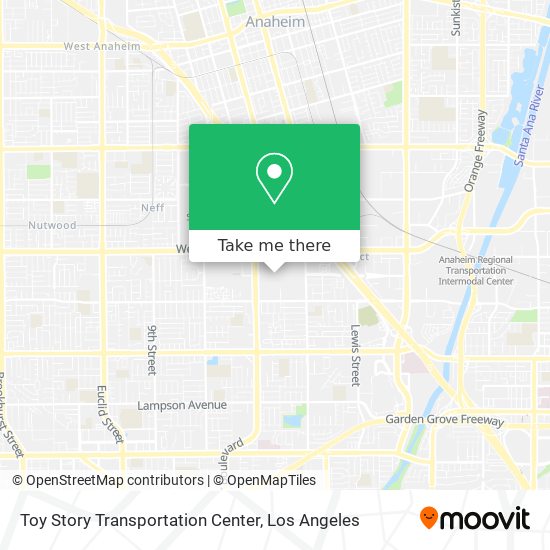 Toy Story Transportation Center map
