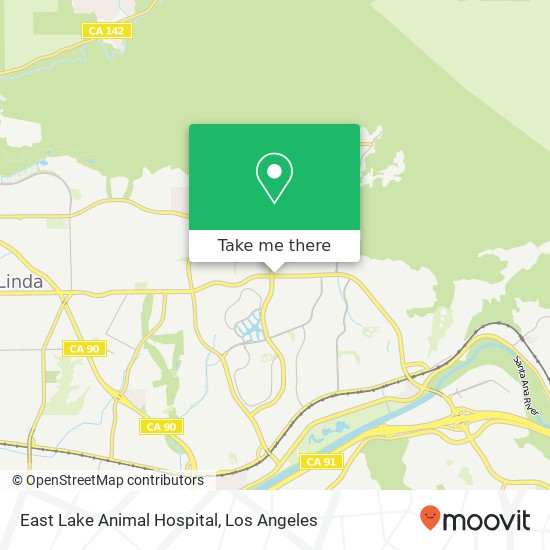 Mapa de East Lake Animal Hospital