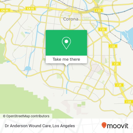 Dr Anderson Wound Care map