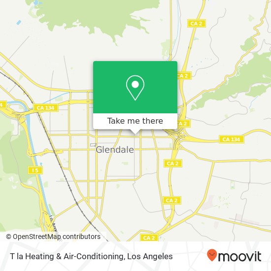 T la Heating & Air-Conditioning map
