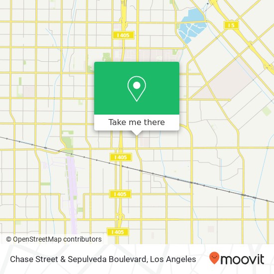 Chase Street & Sepulveda Boulevard map