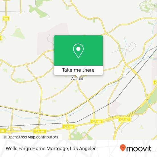 Mapa de Wells Fargo Home Mortgage