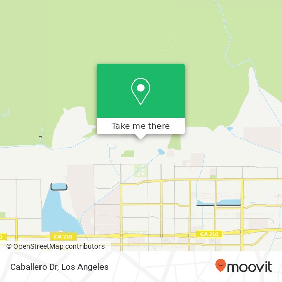 Caballero Dr map