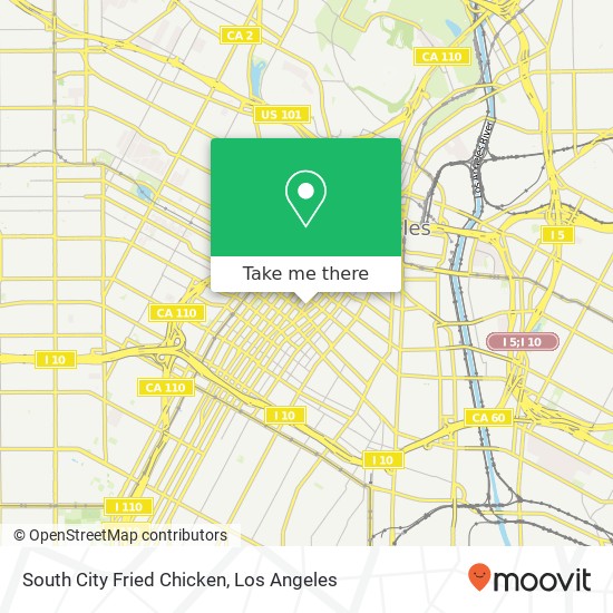 South City Fried Chicken map