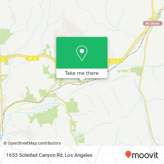 1653 Soledad Canyon Rd map