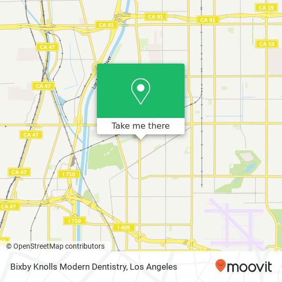 Bixby Knolls Modern Dentistry map