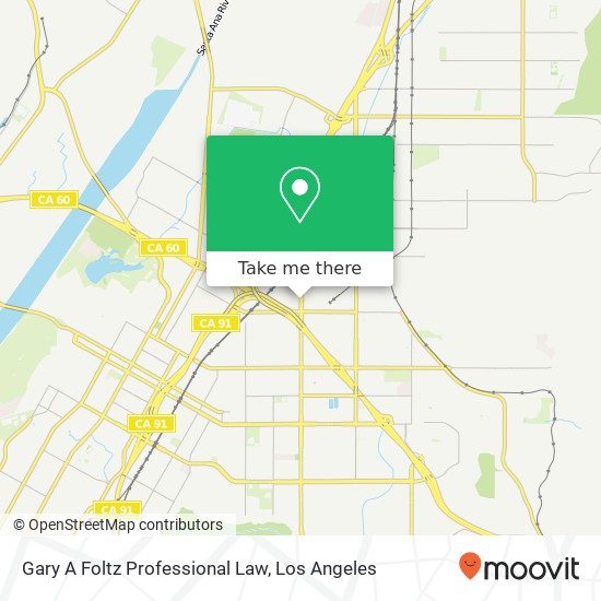 Gary A Foltz Professional Law map