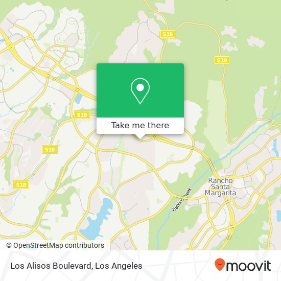 Mapa de Los Alisos Boulevard