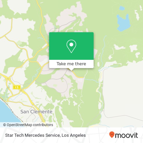 Star Tech Mercedes Service map