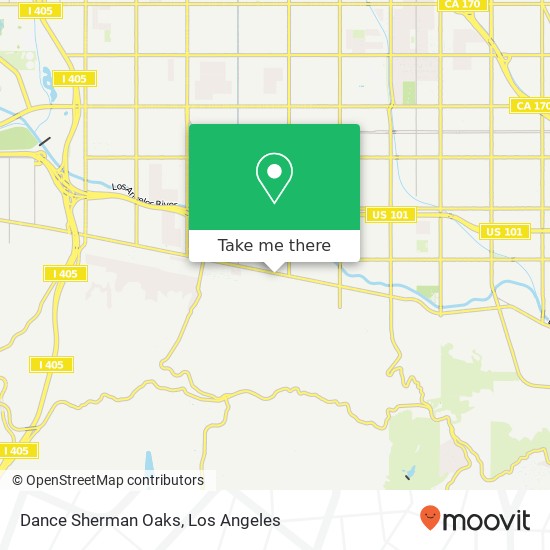 Dance Sherman Oaks map