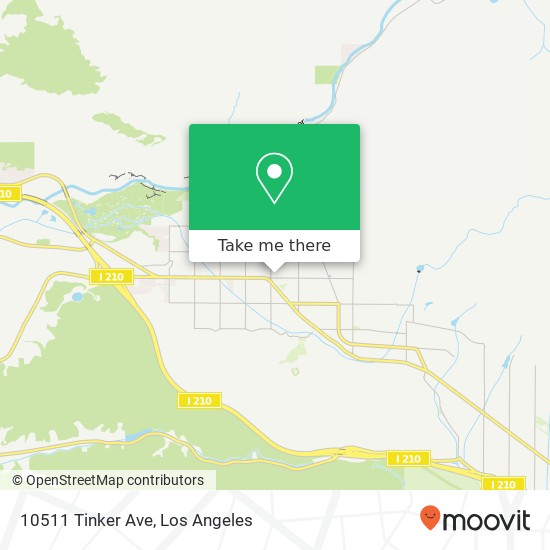 Mapa de 10511 Tinker Ave