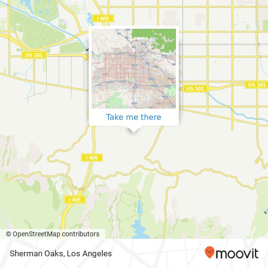 Sherman Oaks map