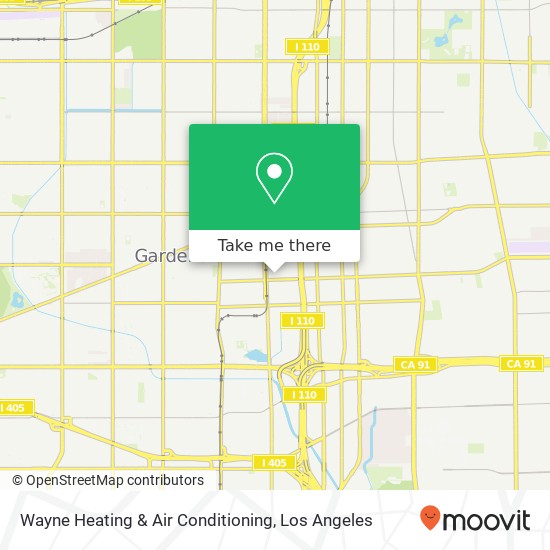 Mapa de Wayne Heating & Air Conditioning