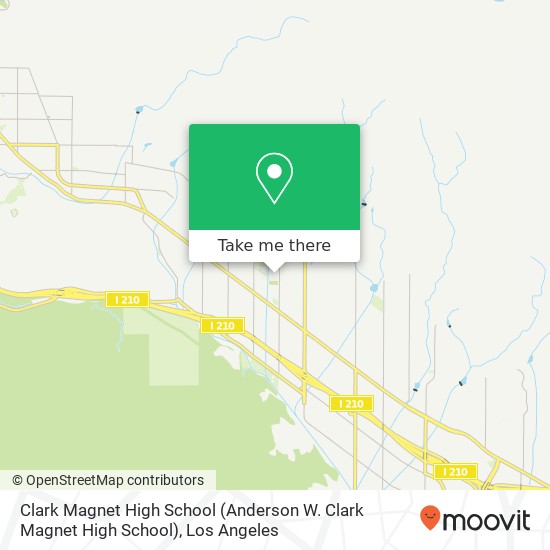 Mapa de Clark Magnet High School (Anderson W. Clark Magnet High School)