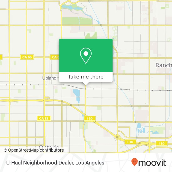 U-Haul Neighborhood Dealer map