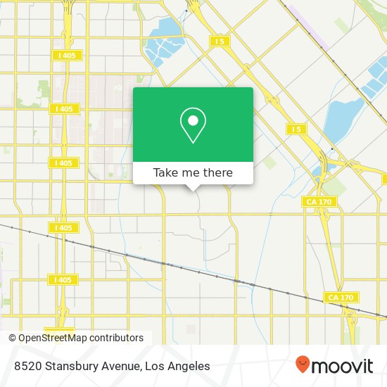 8520 Stansbury Avenue map