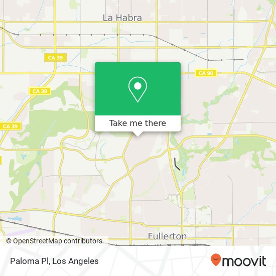 Paloma Pl map