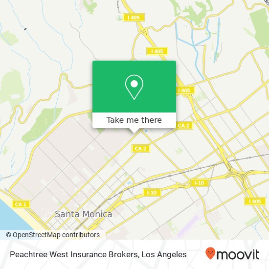 Peachtree West Insurance Brokers map
