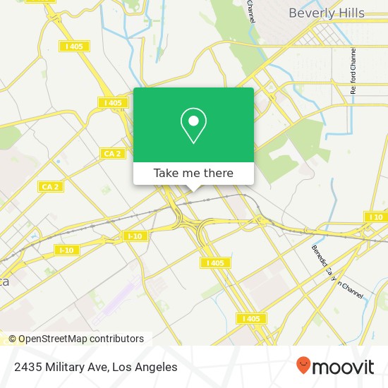Mapa de 2435 Military Ave
