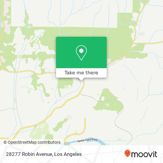 Mapa de 28277 Robin Avenue