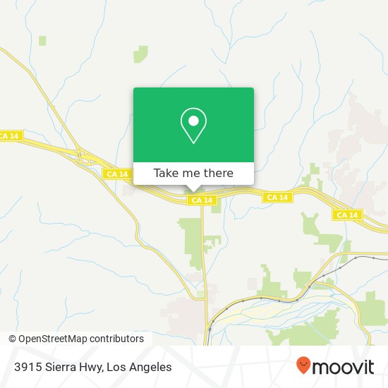 3915 Sierra Hwy map