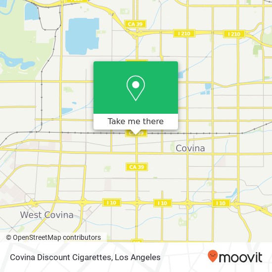 Covina Discount Cigarettes map