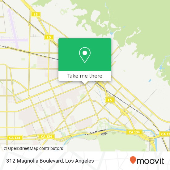 312 Magnolia Boulevard map