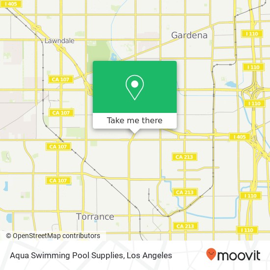 Mapa de Aqua Swimming Pool Supplies