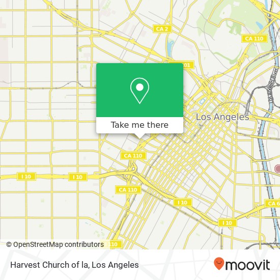 Mapa de Harvest Church of la