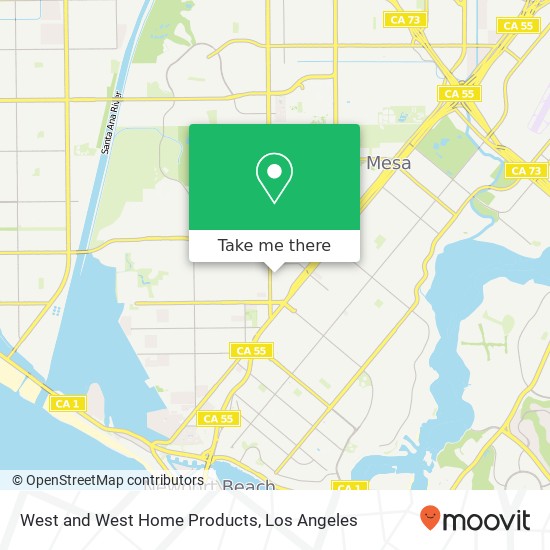 West and West Home Products map