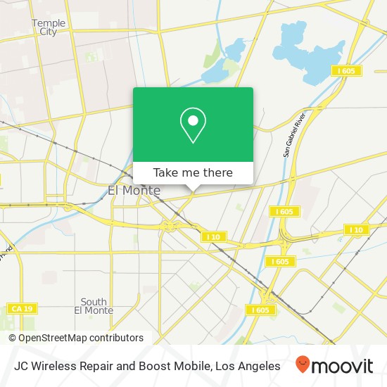 Mapa de JC Wireless Repair and Boost Mobile
