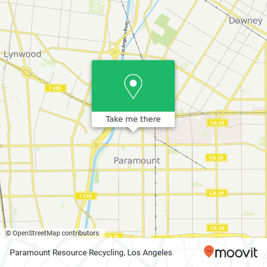 Paramount Resource Recycling map