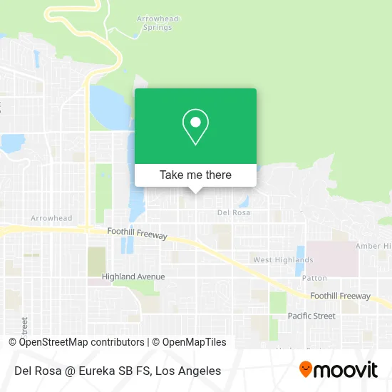 Del Rosa @ Eureka SB FS map