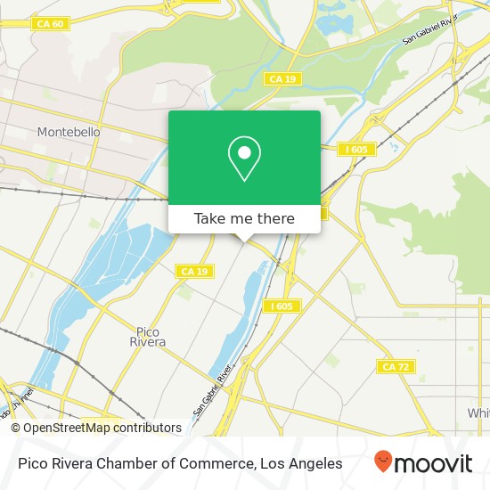 Mapa de Pico Rivera Chamber of Commerce