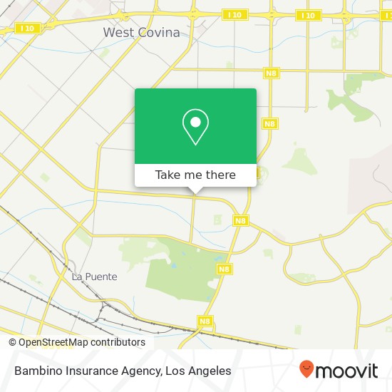 Bambino Insurance Agency map