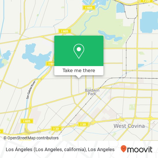 Mapa de Los Ángeles (Los Angeles, california)