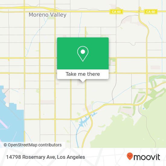 14798 Rosemary Ave map