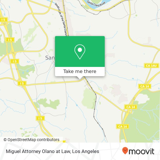 Miguel Attorney Olano at Law map