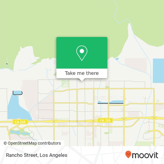 Rancho Street map