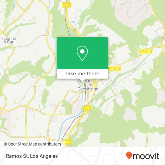 Ramos St map