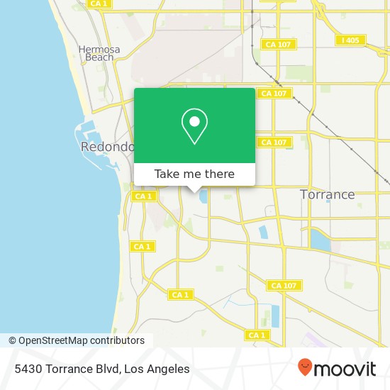 5430 Torrance Blvd map