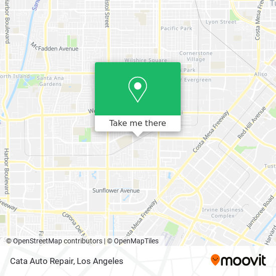 Cata Auto Repair map