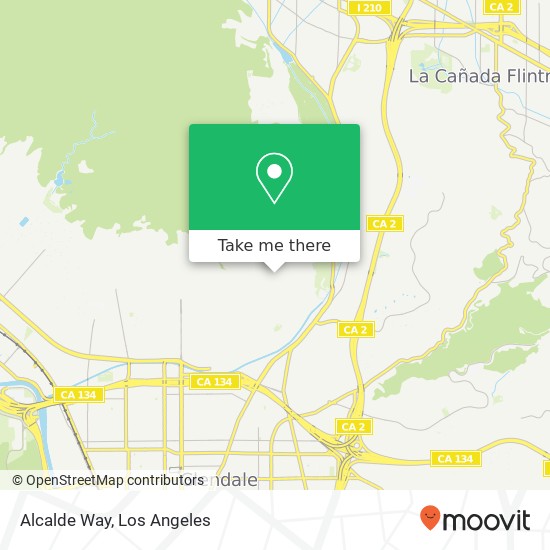 Alcalde Way map