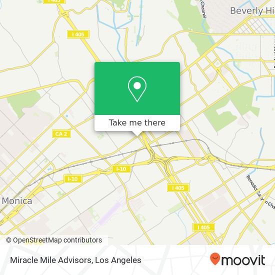 Mapa de Miracle Mile Advisors