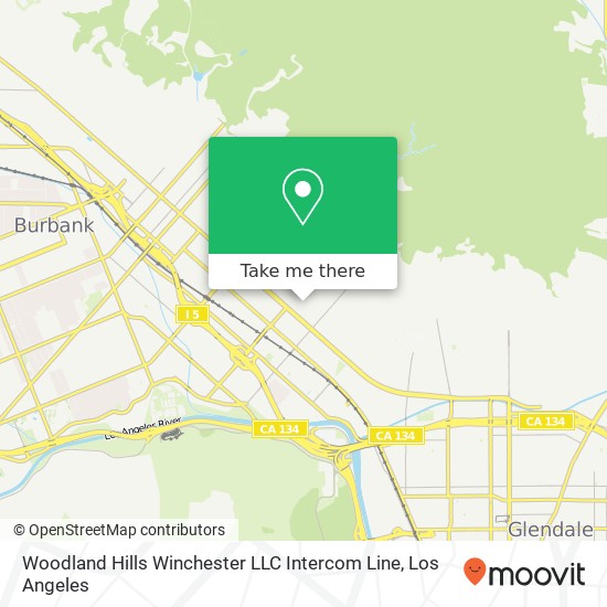 Mapa de Woodland Hills Winchester LLC Intercom Line