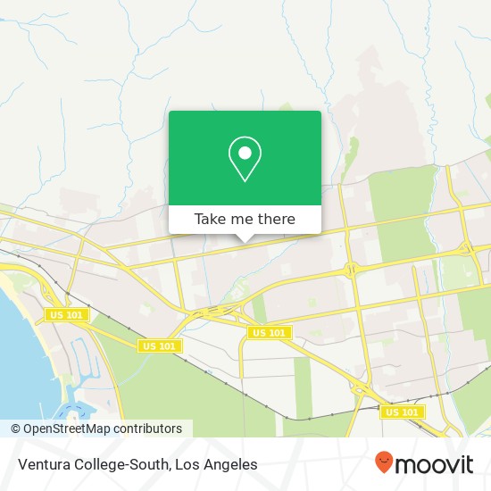 Mapa de Ventura College-South