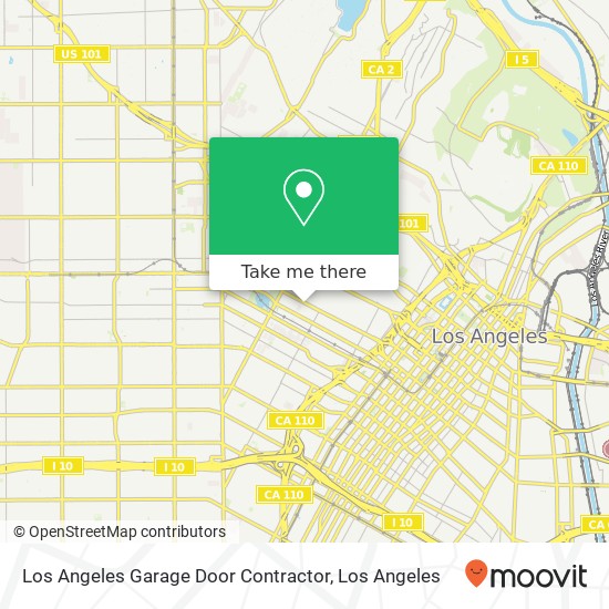 Los Angeles Garage Door Contractor map