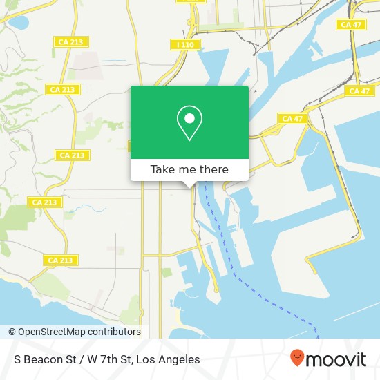 Mapa de S Beacon St / W 7th St