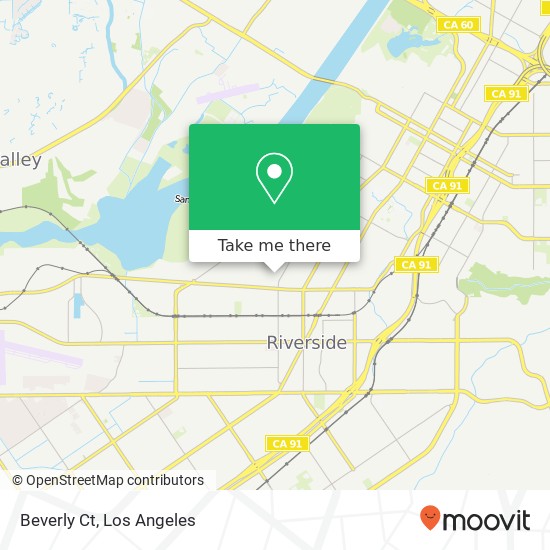 Mapa de Beverly Ct