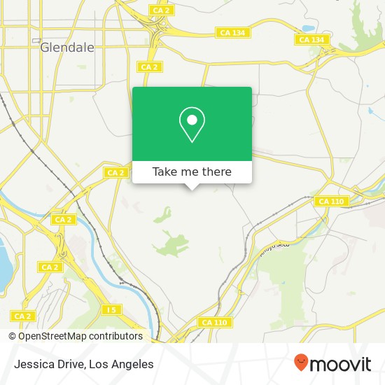 Mapa de Jessica Drive